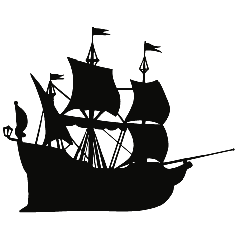 Sticker bateau pirates : CDG005